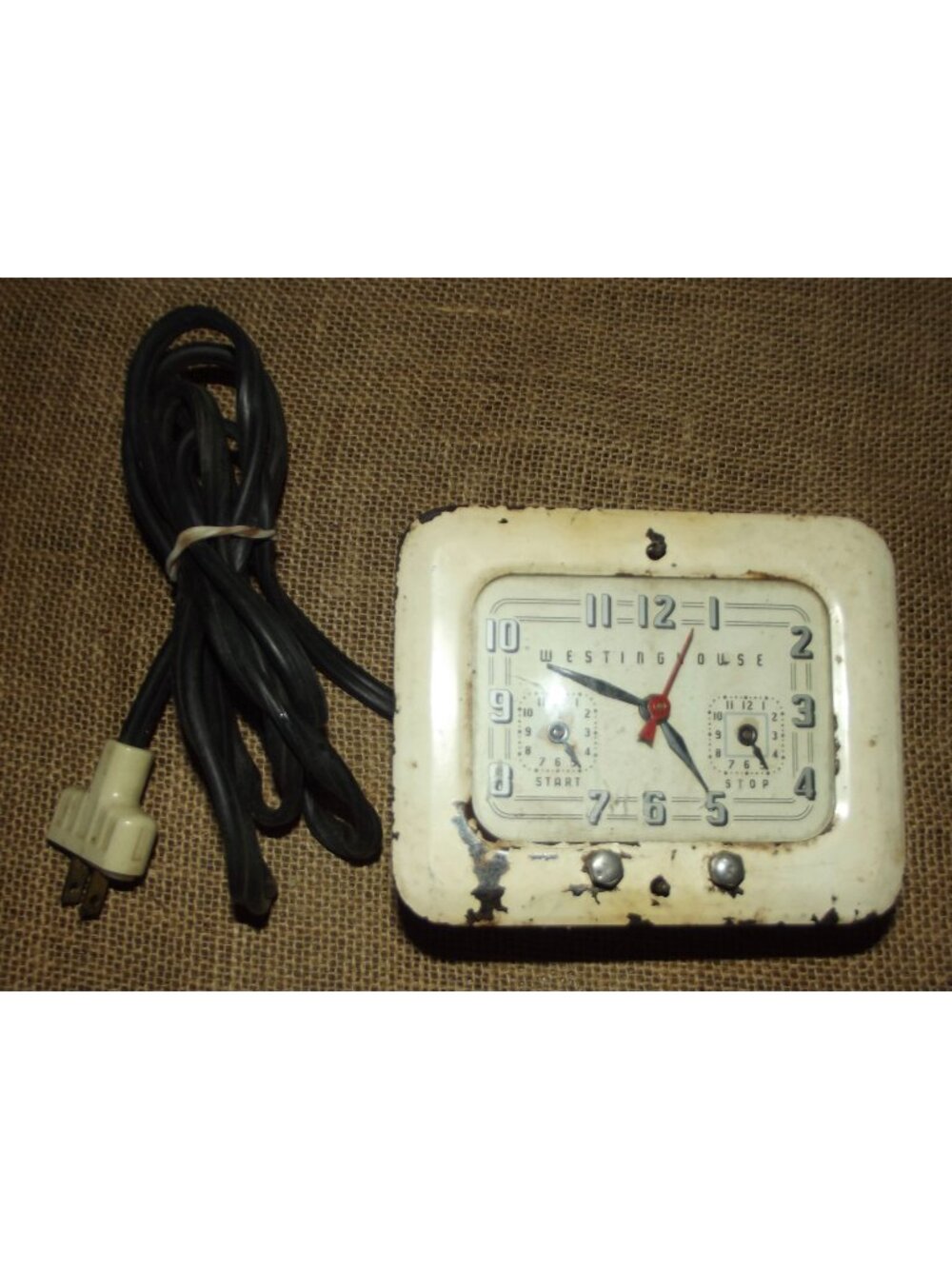 Vintage Westinghouse Clock Catalog No. TC-81 1940s Art Deco Kitchen Timer